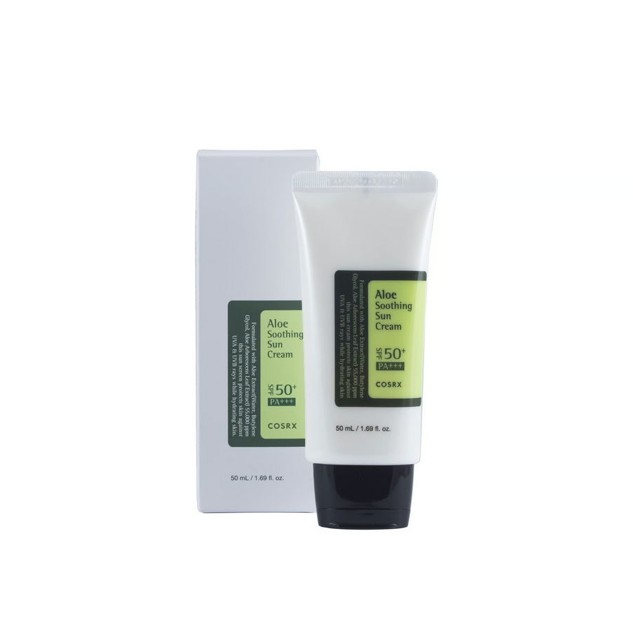 Aloe Soothing Sun Cream SPF50+ PA+++ apsauginis kremas nuo saulės, 50 ml - Odiste