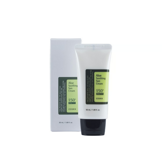 Aloe Soothing Sun Cream SPF50+ PA+++ apsauginis kremas nuo saulės, 50 ml - Odiste