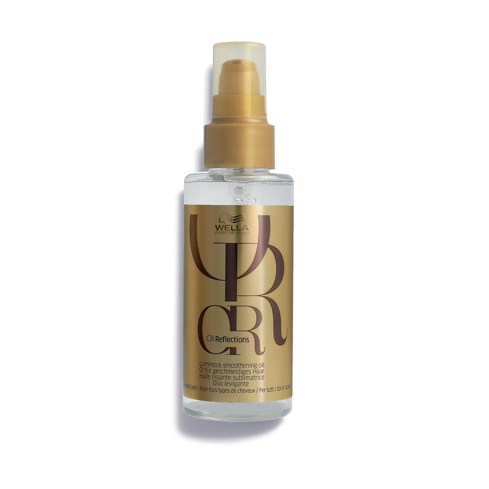 Wella Professionals OIL REFLECTIONS Spindesio suteikiantis lyginamasis aliejus plaukams 100ml - Odiste