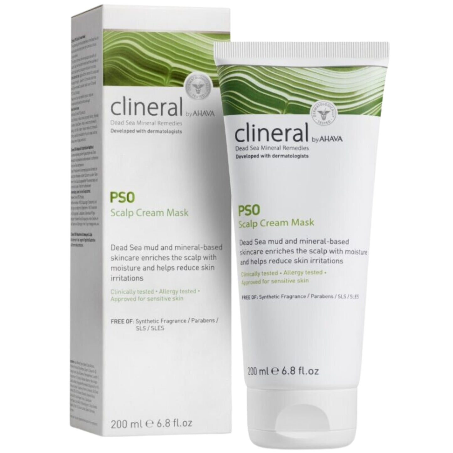 AHAVA CLINERAL PSO KREMAS-KAUKĖ GALVOS ODAI, 200 ML - Odiste