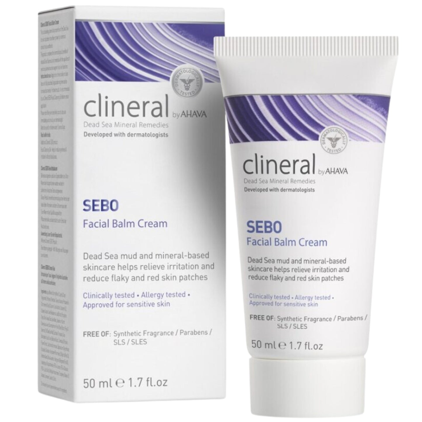 AHAVA CLINERAL SEBO VEIDO KREMAS, 50 ML - Odiste