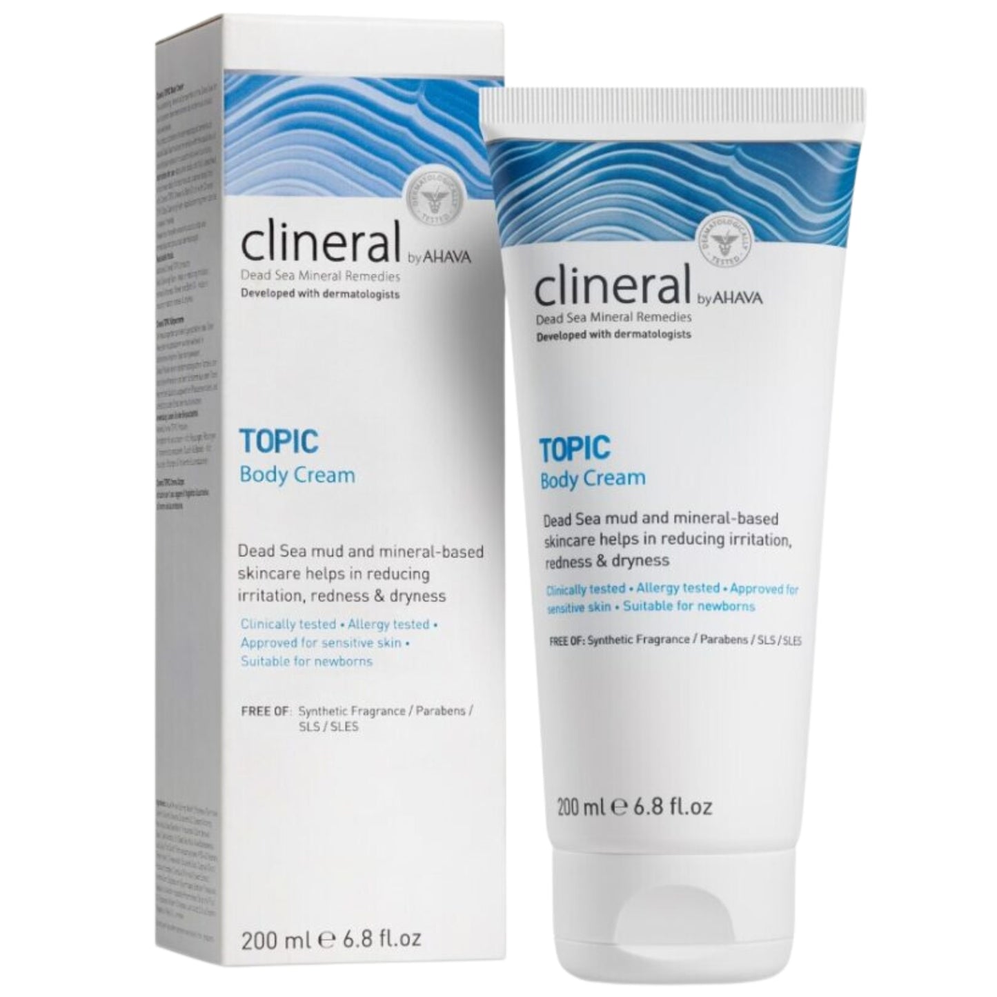 AHAVA CLINERAL TOPIC KŪNO KREMAS, 200 ML - Odiste