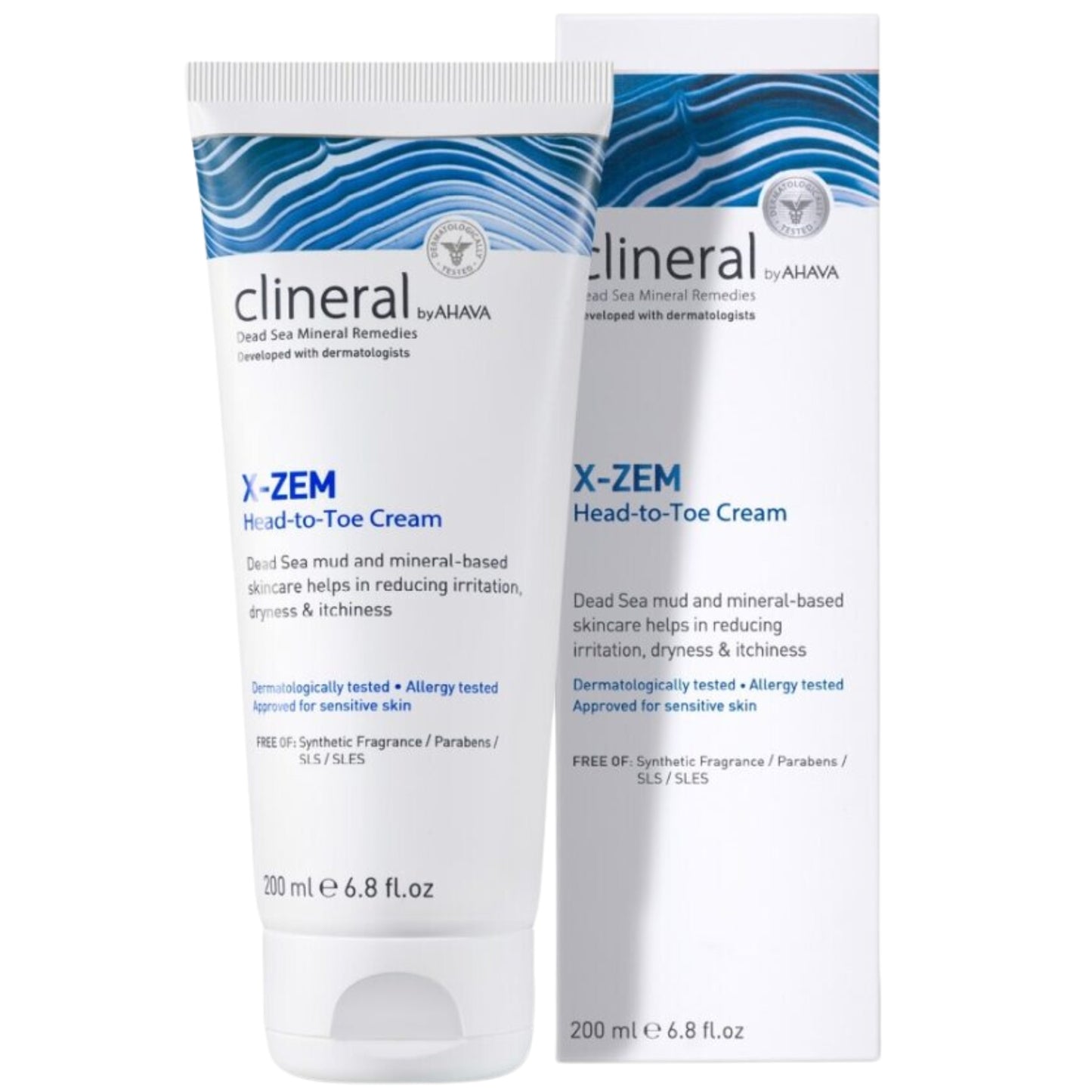 AHAVA CLINERAL X-ZEM VISO KŪNO KREMAS, 200 ML - Odiste
