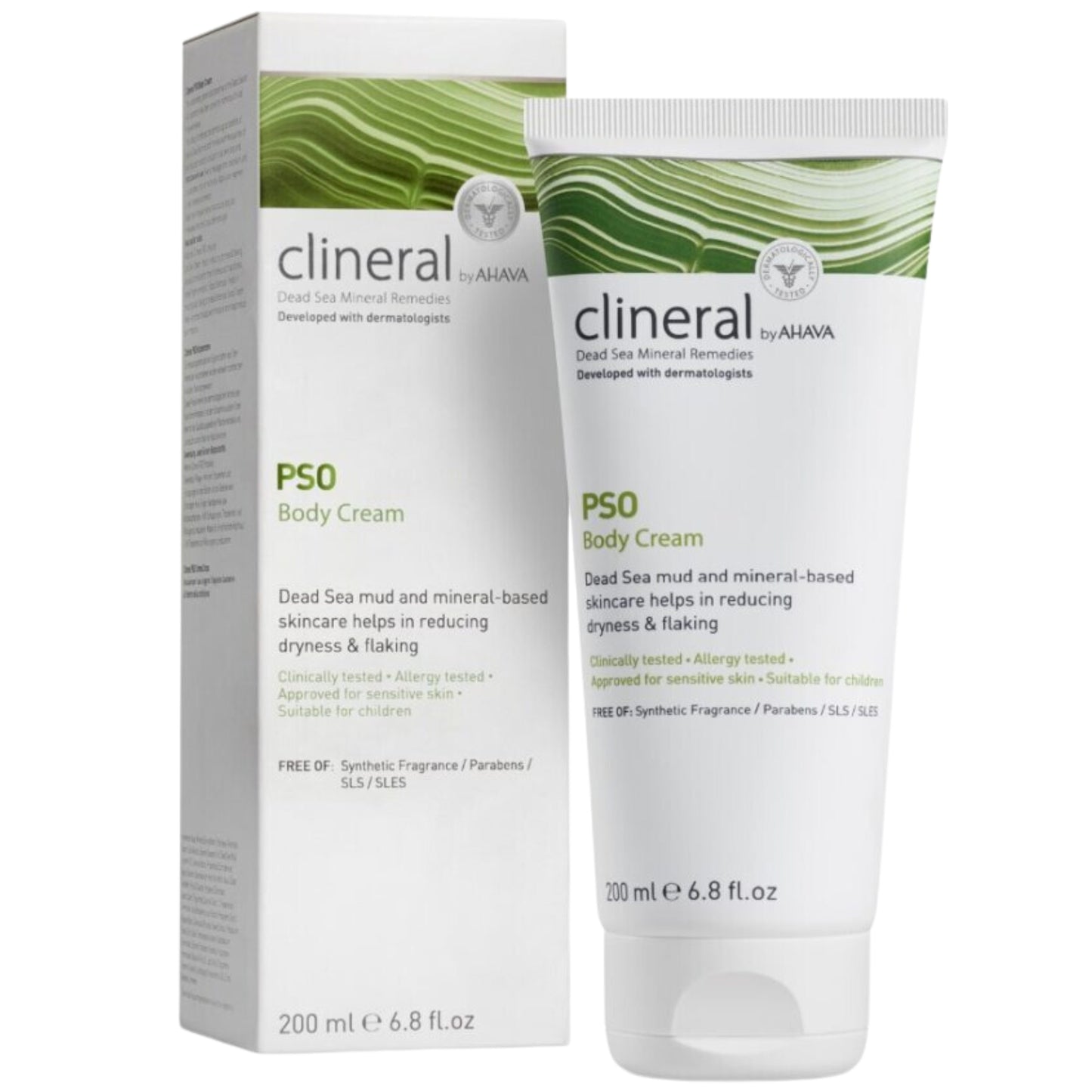 AHAVA CLINERAL PSO KŪNO KREMAS, 200 ML - Odiste