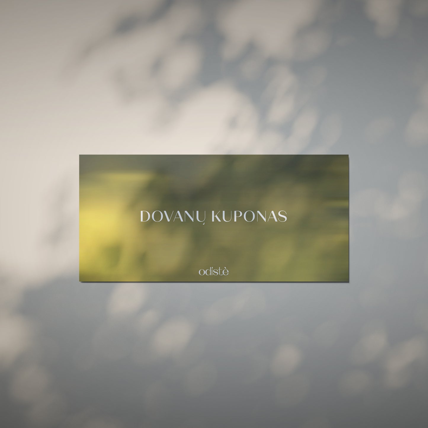 Dovanų kuponas - Odiste