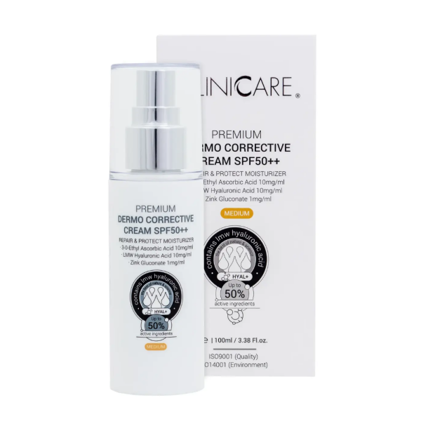 Koreguojamasis kremas SPF50++ (MEDIUM atspalvis) 100ml