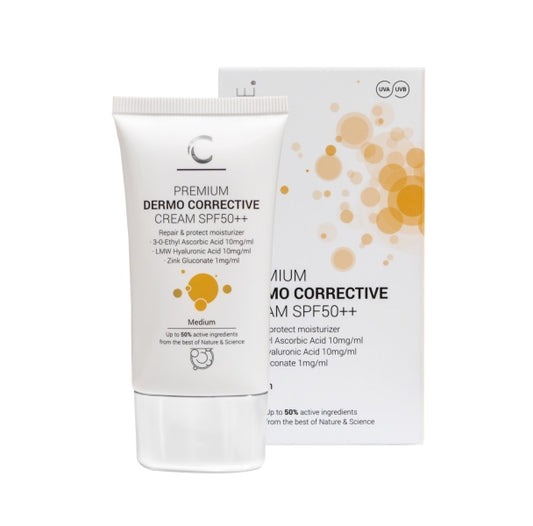 Koreguojamasis kremas SPF50++ (MEDIUM atspalvis) 35ml - Odiste