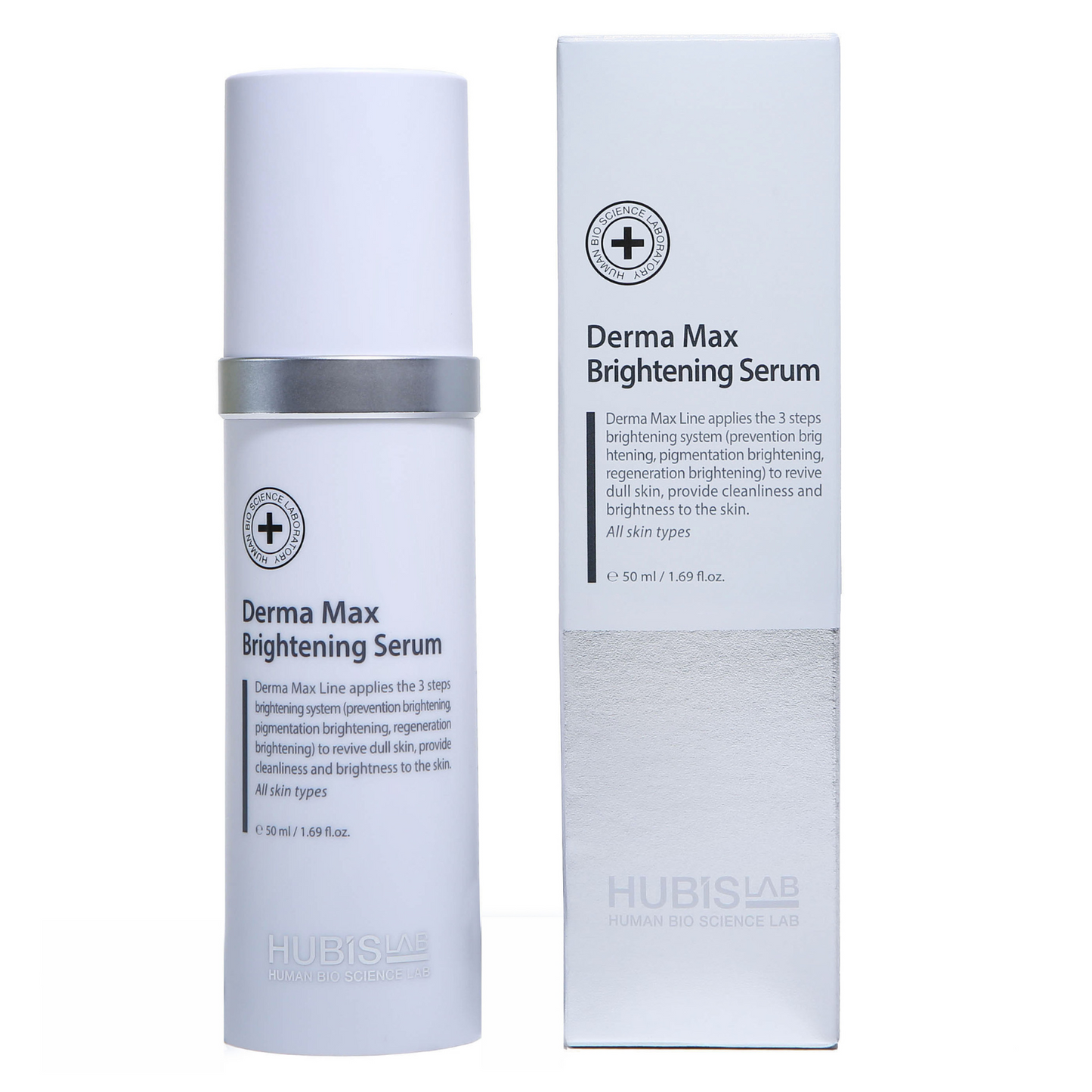 HUBISLAB DERMA MAX ŠVIESINAMASIS SERUMAS, 50 ML - Odiste