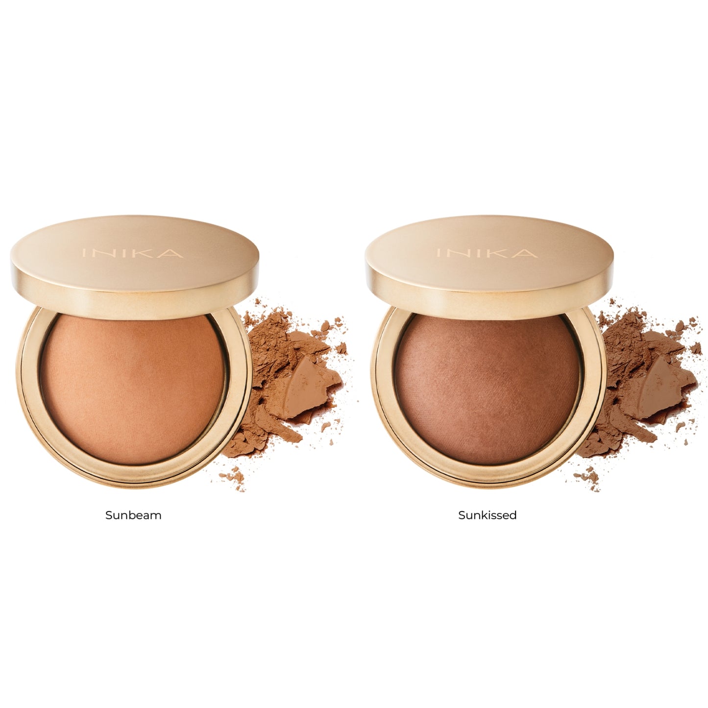 INIKA ORGANIC KOMPAKTINIS MINERALINIS BRONZANTAS - Sunkissed, 8 g - Odiste