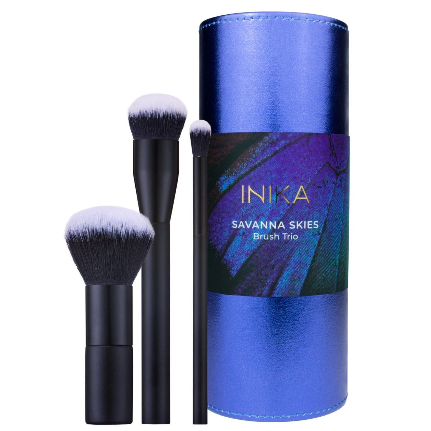 INIKA ORGANIC SAVANA SKIES MAKIAŽO ŠEPETĖLIŲ RINKINYS - Odiste