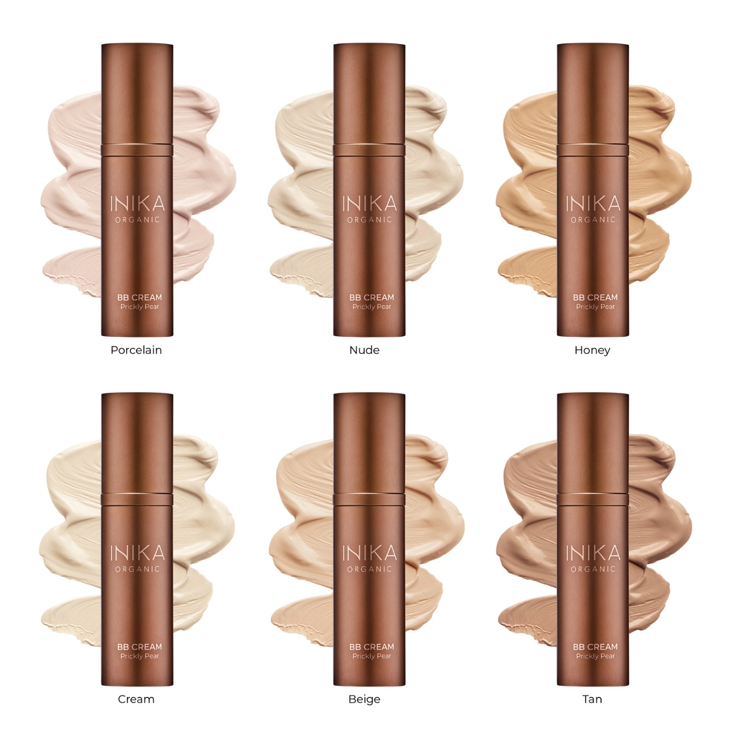 INIKA ORGANIC BB KREMAS - Nude, 30 ml - Odiste