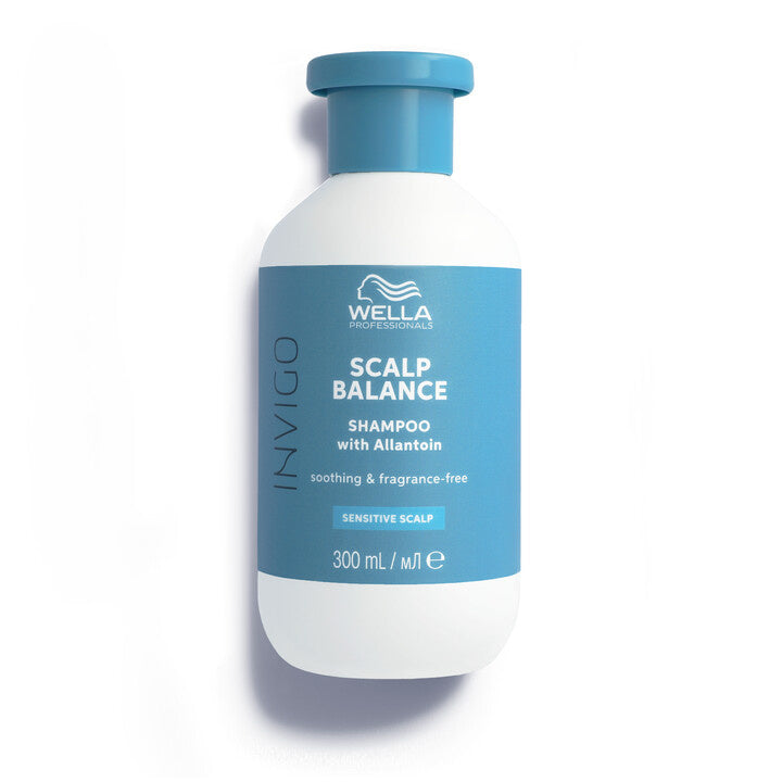 Wella Professionals Invigo Scalp Balance Soothing & Fragrance-Free Raminantis šampūnas jautriai galvos odai 300ml - Odiste
