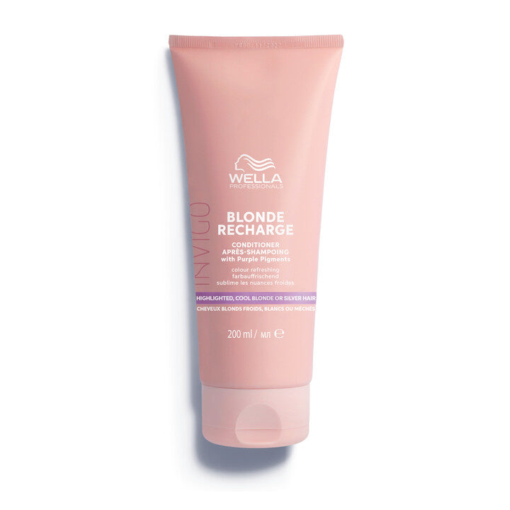 Wella Professionals INVIGO BLONDE RECHARGE šaltą atspalvį suteikiantis kondicionierius, 200 ml - Odiste