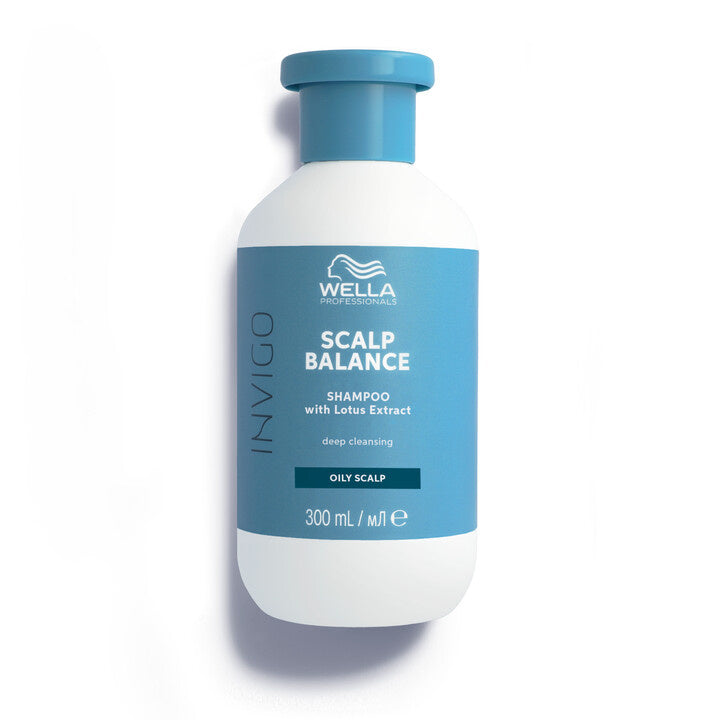Wella Professionals Invigo Scalp Balance Deep Cleansing Giliai valantis šampūnas riebiai galvos odai 300ml - Odiste