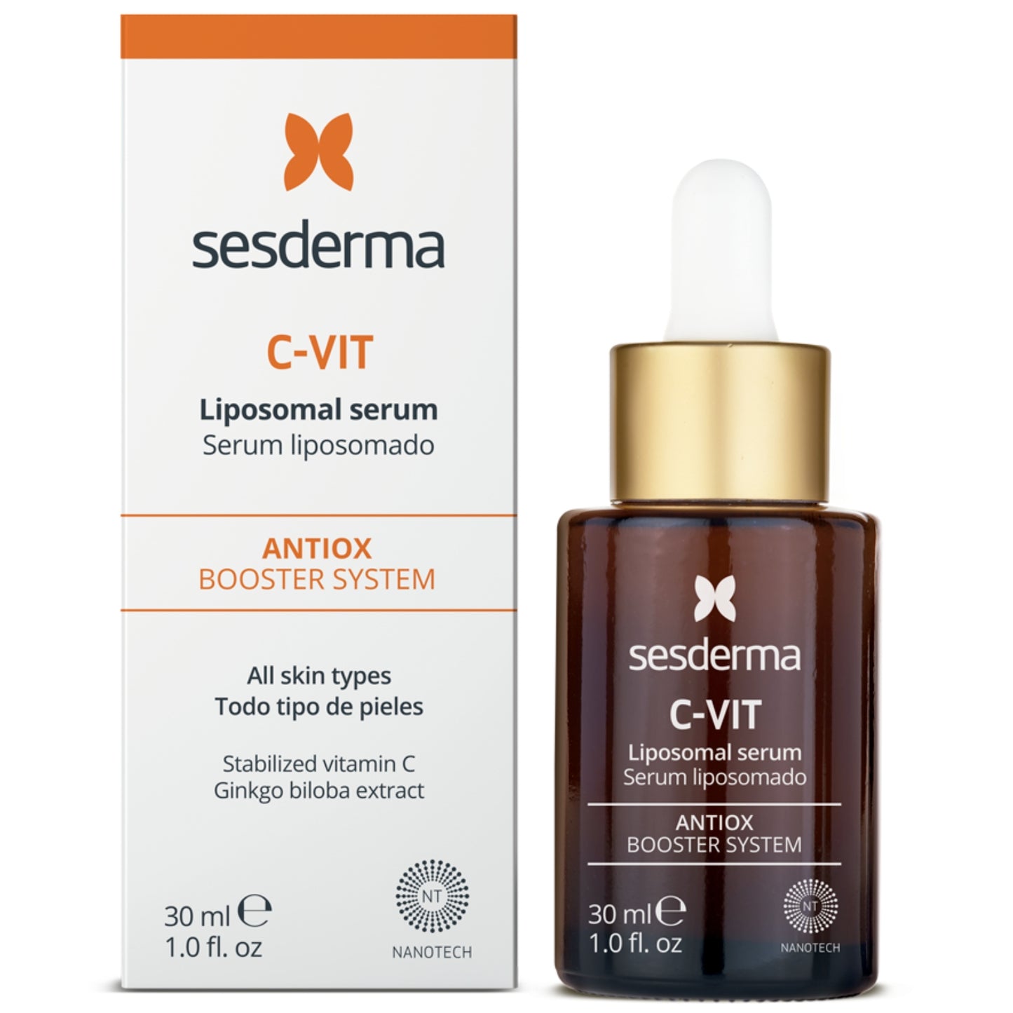 SESDERMA C-VIT SKAISTINANTIS LIPOSOMINIS SERUMAS, 30 ml - Odiste