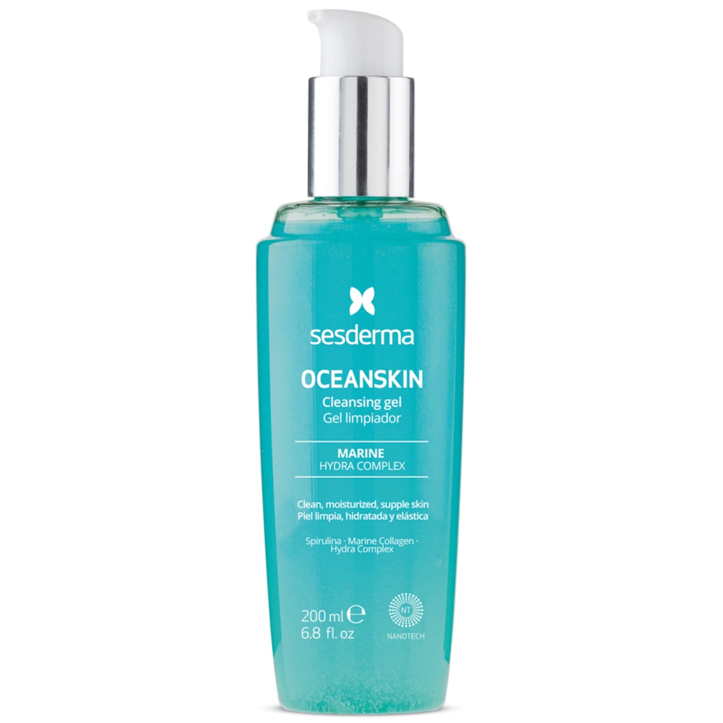 SESDERMA OCEANSKIN GELINIS VEIDO PRAUSIKLIS, 200 ML - Odiste