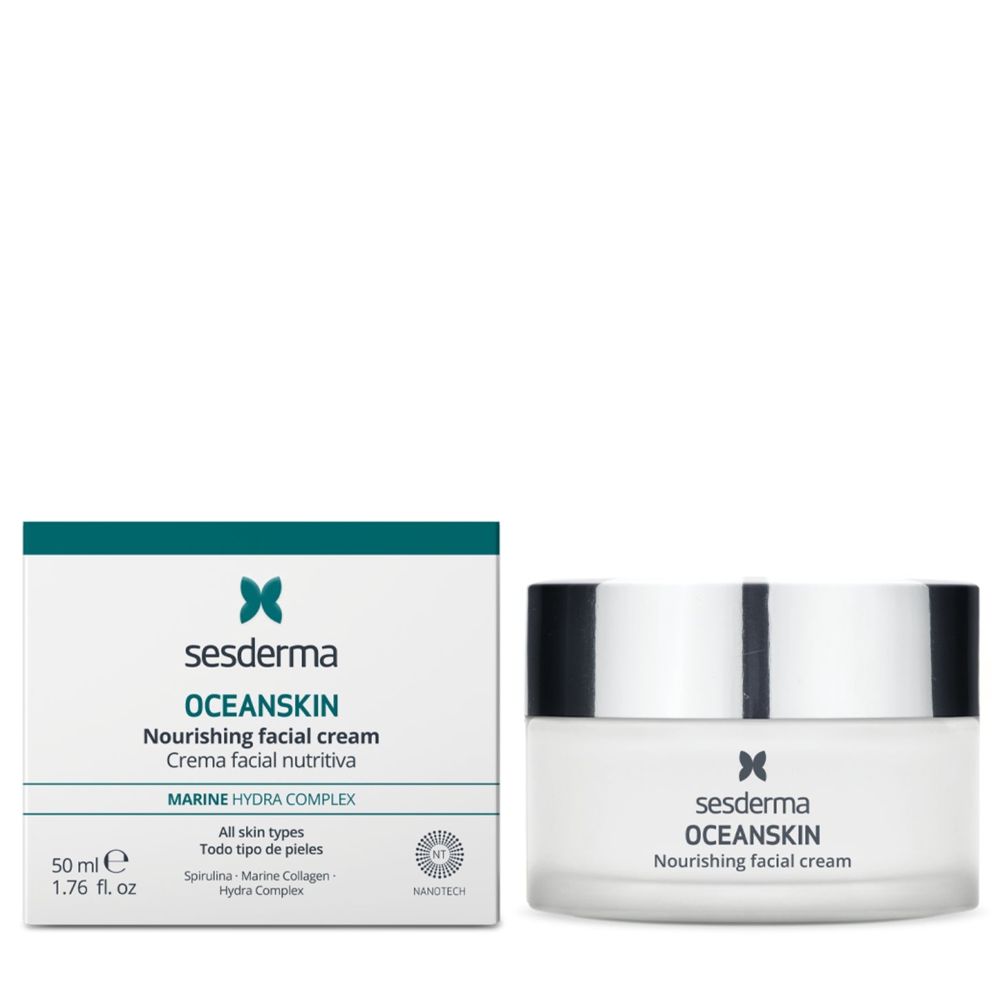 SESDERMA OCEANSKIN MAITINAMASIS VEIDO KREMAS, 50 ML - Odiste