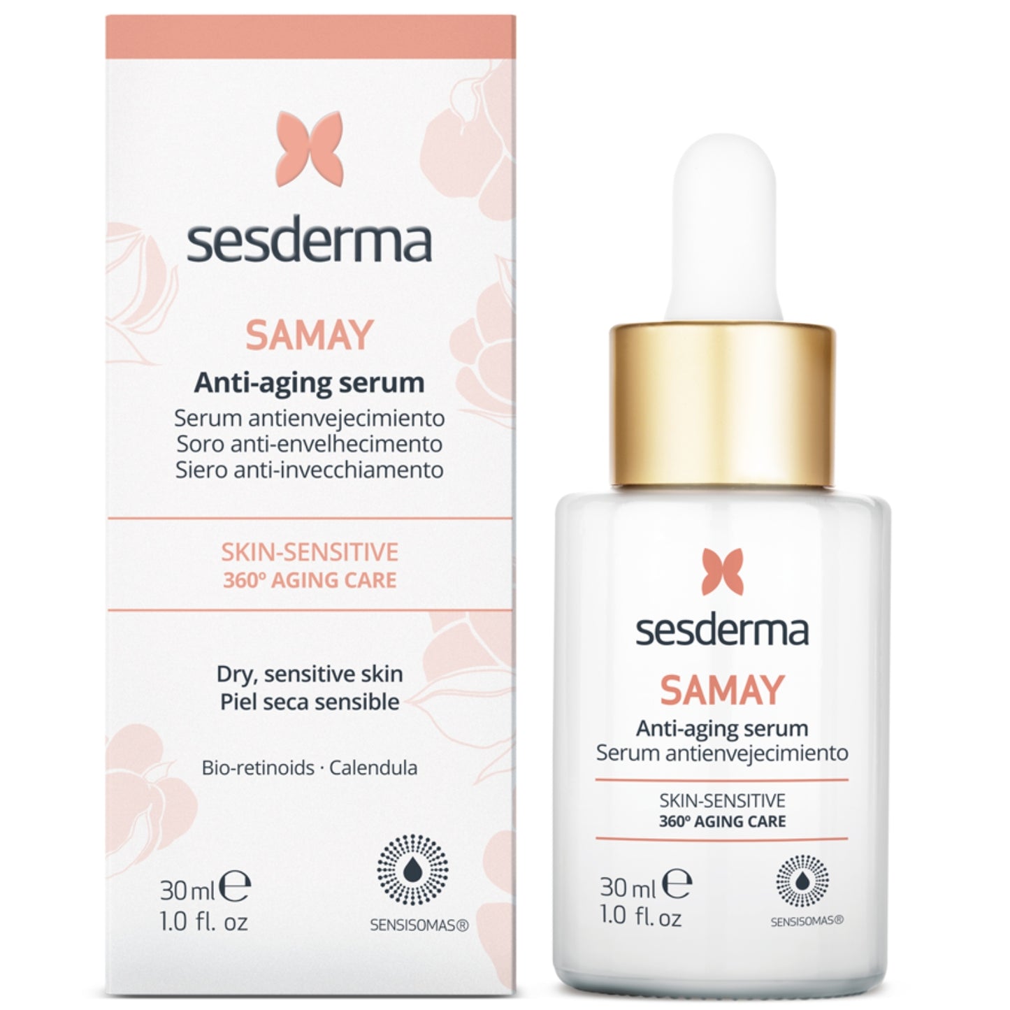 SESDERMA SAMAY JAUNINANTIS SERUMAS SU AUGALINIU RETINOLIU JAUTRIAI ODAI, 30 ml - Odiste