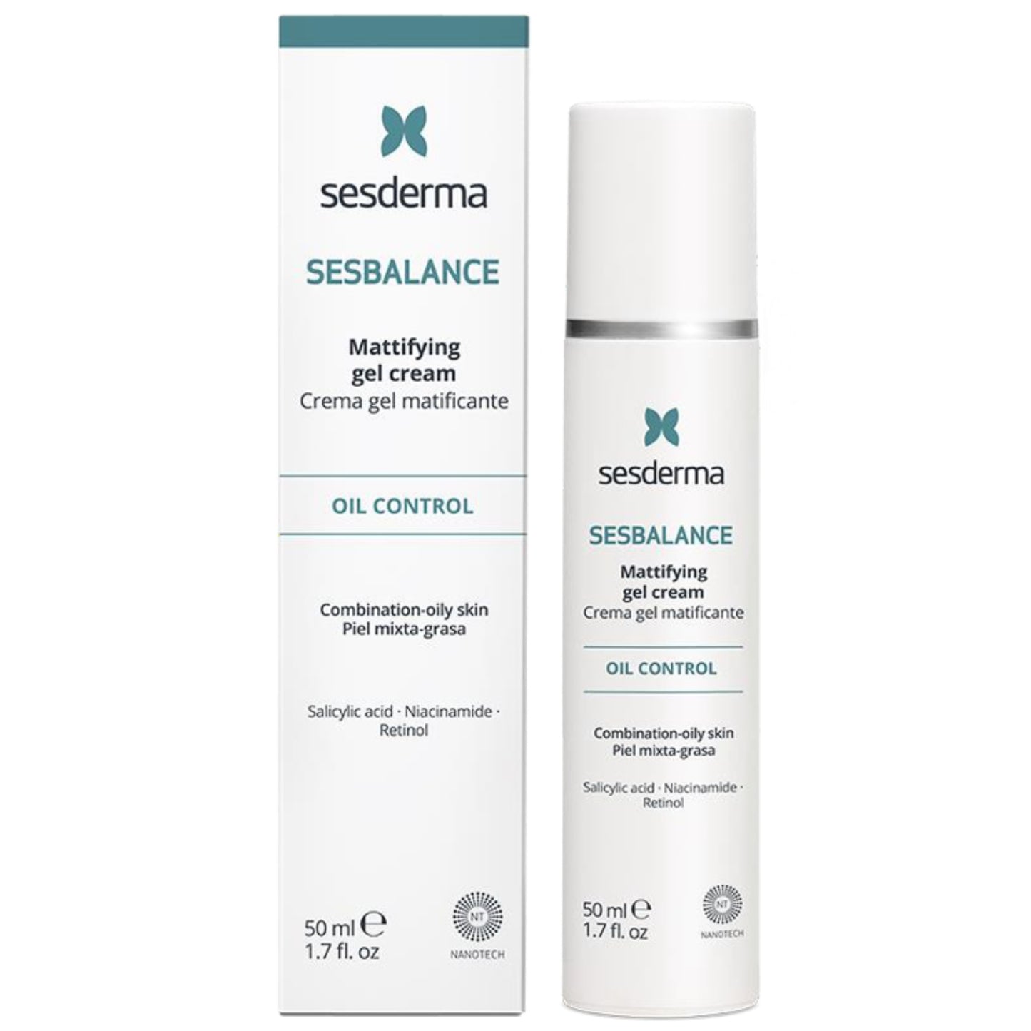 SESDERMA SESBALANCE MATIZUOJANTIS GELINIS VEIDO KREMAS, 50 ML - Odiste