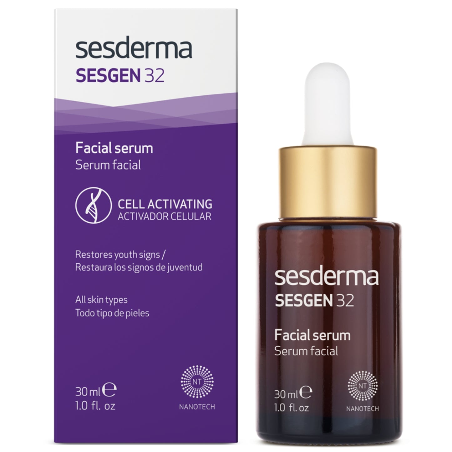 SESDERMA SESGEN 32 LĄSTELES APSAUGANTIS SERUMAS, 30 ml - Odiste