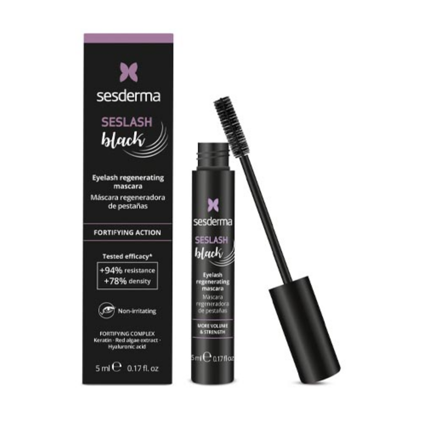 SESDERMA SESLASH BLAKSTIENAS ATKURIANTIS TUŠAS, 5 ML (Juodas) - Odiste