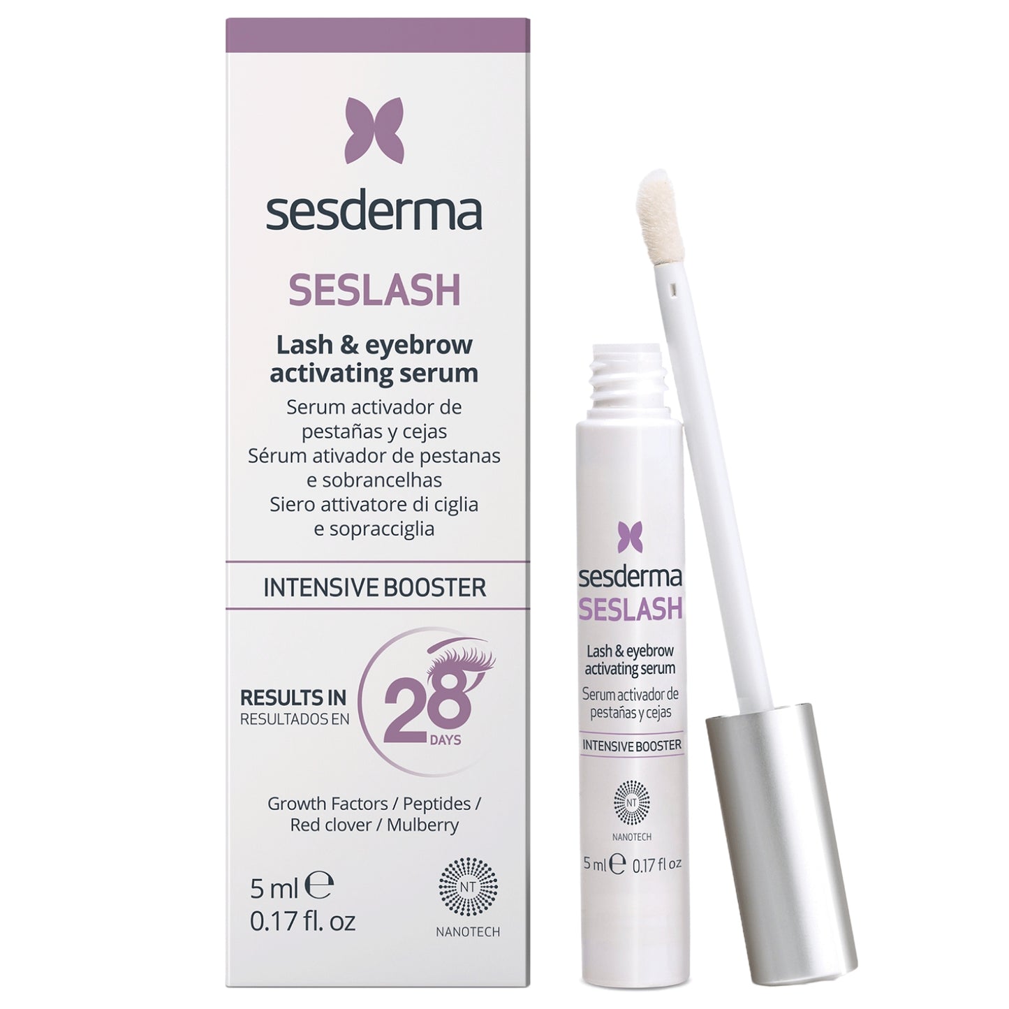 SESDERMA SESLASH SERUMAS BLAKSTIENŲ IR ANTAKIŲ AUGIMUI, 5 ml - Odiste