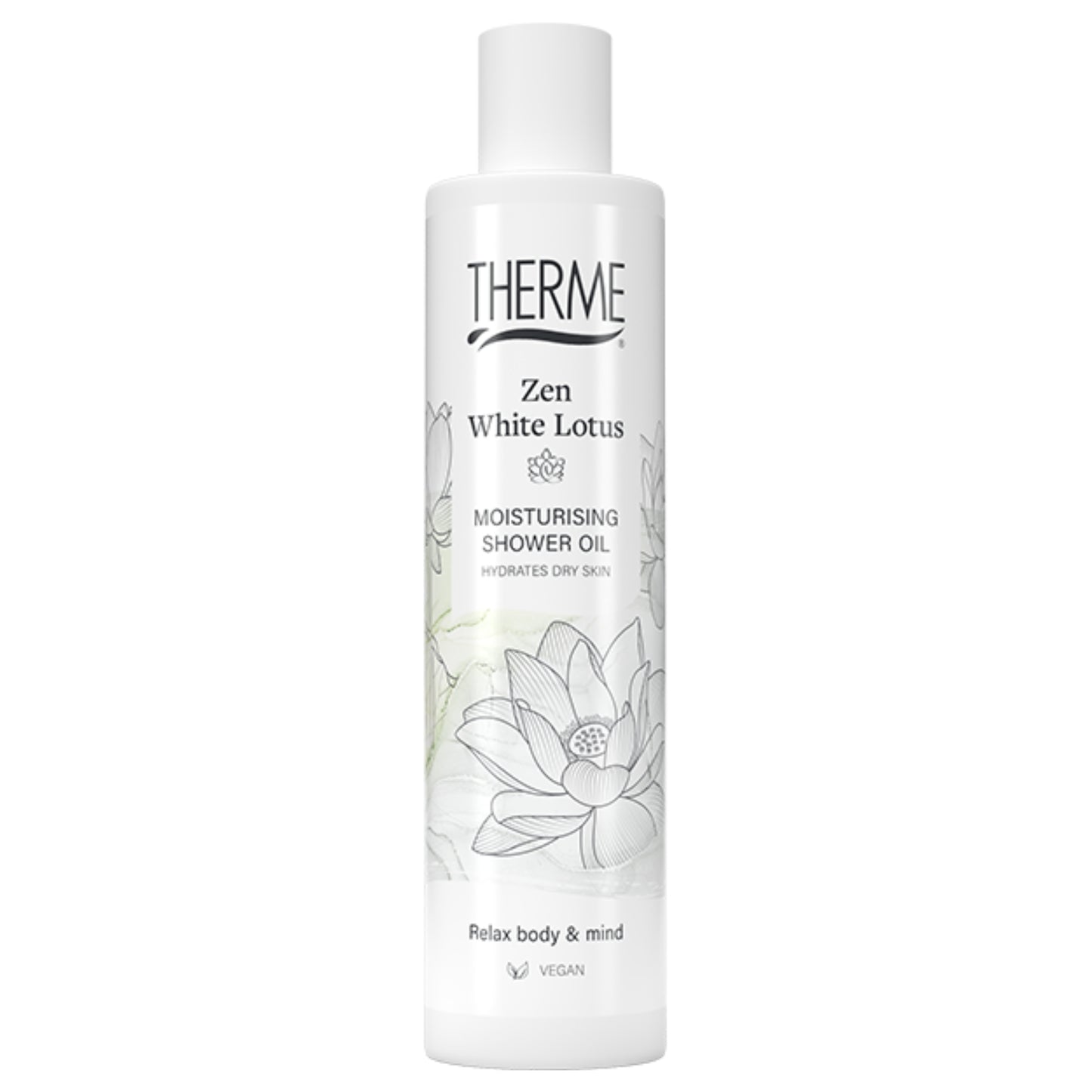 THERME ZEN WHITE LOTUS DRĖKINANTIS DUŠO ALIEJUS, 250 ML - Odiste