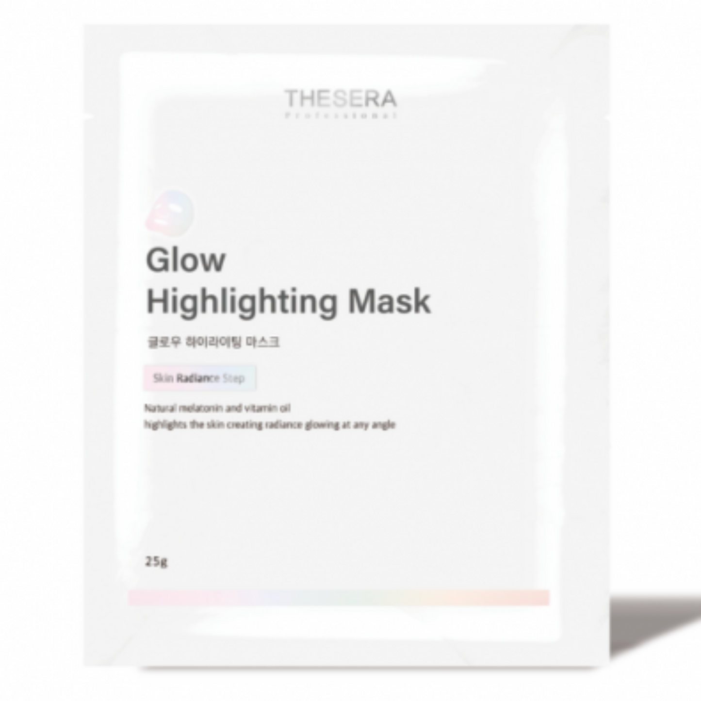 THESERA GLOW ŠVYTĖJIMO SUTEIKIANTI VEIDO KAUKĖ, 1x25 g - Odiste
