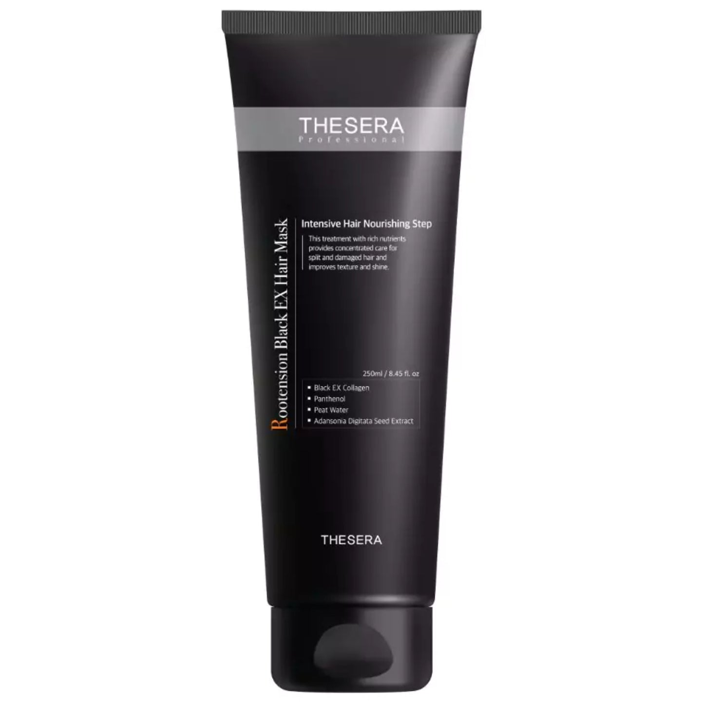 THESERA ROOTENSION BLACK EX PLAUKŲ KAUKĖ, 250 ML - Odiste
