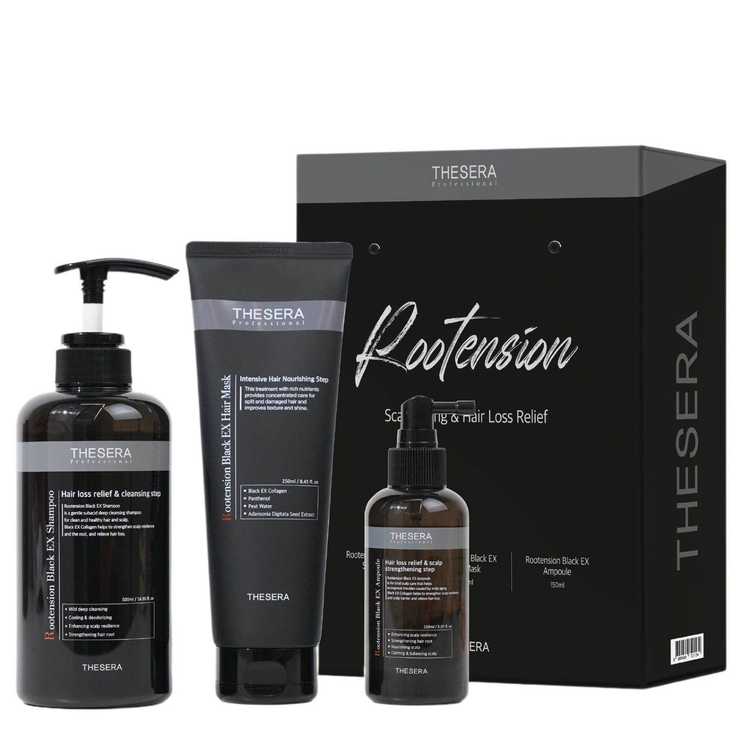 THESERA ROOTENSION BLACK EX RINKINYS - Odiste