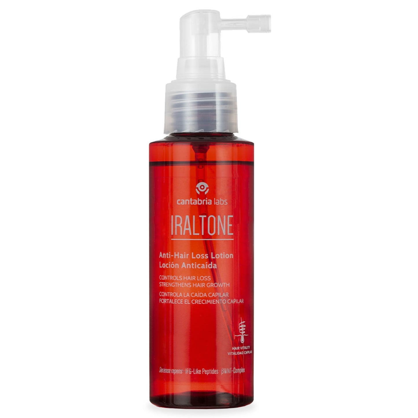 IRALTONE PURŠKIAMAS LOSJONAS NUO PLAUKŲ SLINKIMO, 100 ML - Odiste