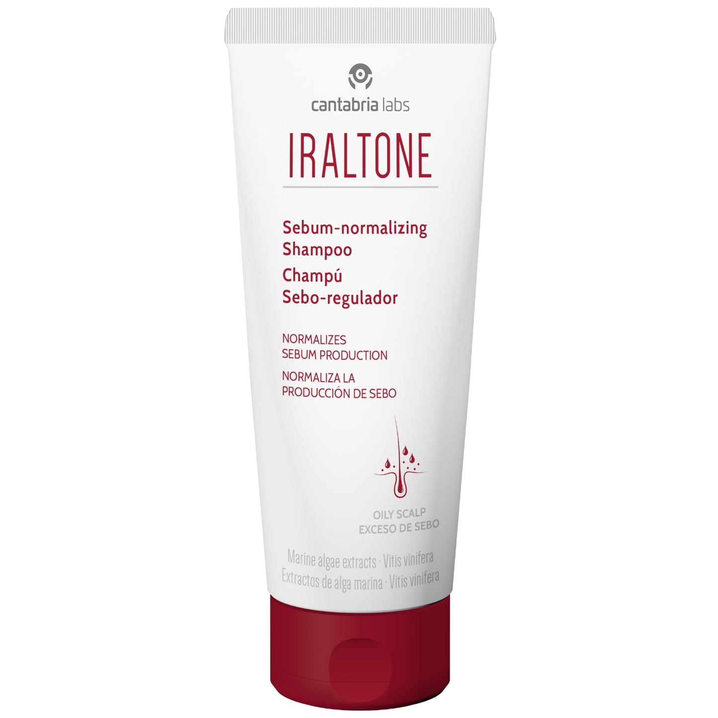 IRALTONE SEBUMĄ REGULIUOJANTIS ŠAMPŪNAS, 200 ML - Odiste