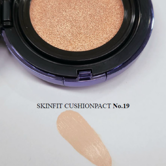 CUSKIN inovatyvus cushion makiažo pagrindas su keičiamu užpildu SPF50+ PA+++, 15g + 15g papildymas