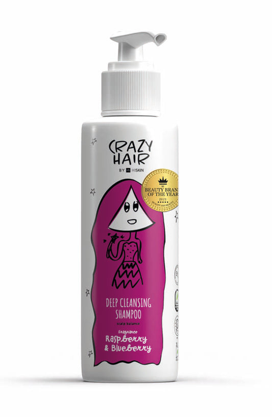 Crazy Hair giliai valantis šampūnas Raspberry&Blueberry, 300ml - Odiste