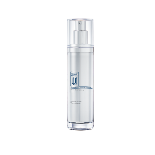 CUSKIN daugiafunkcinė skaistinanti veido emulsija su vitaminu U, visiems odos tipams, 130 ml