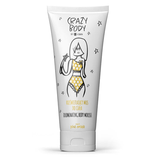 Crazy Body švytėjimo suteikianti kūno suflė "Pina Colada", 250ml - Odiste