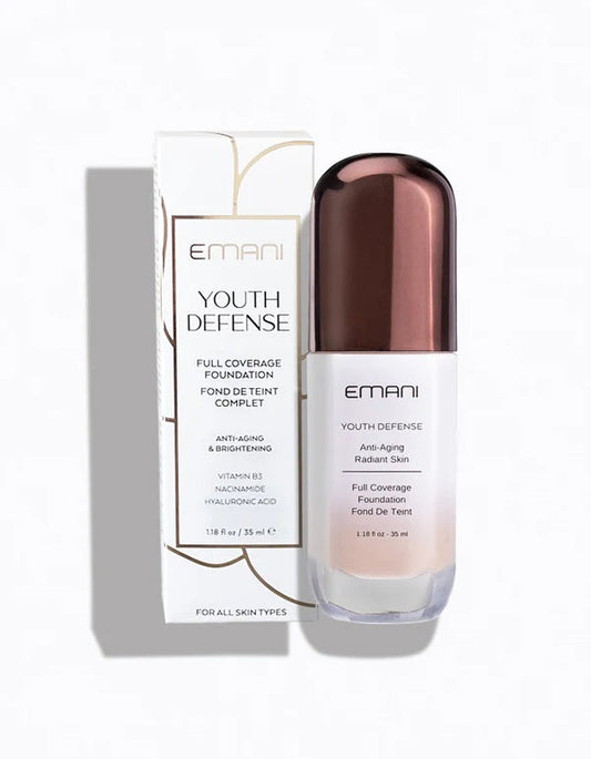 EMANI makiažo pagrindas „Youth Defense Foundation“, (MEDIUM LIGHT) 35 ml