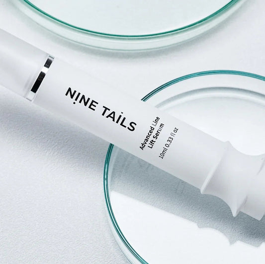 NINE TAILS Advanced Line Lift serumas su kolageno spikulėmis, PDRN ir egzosomų technologija, 10 ml