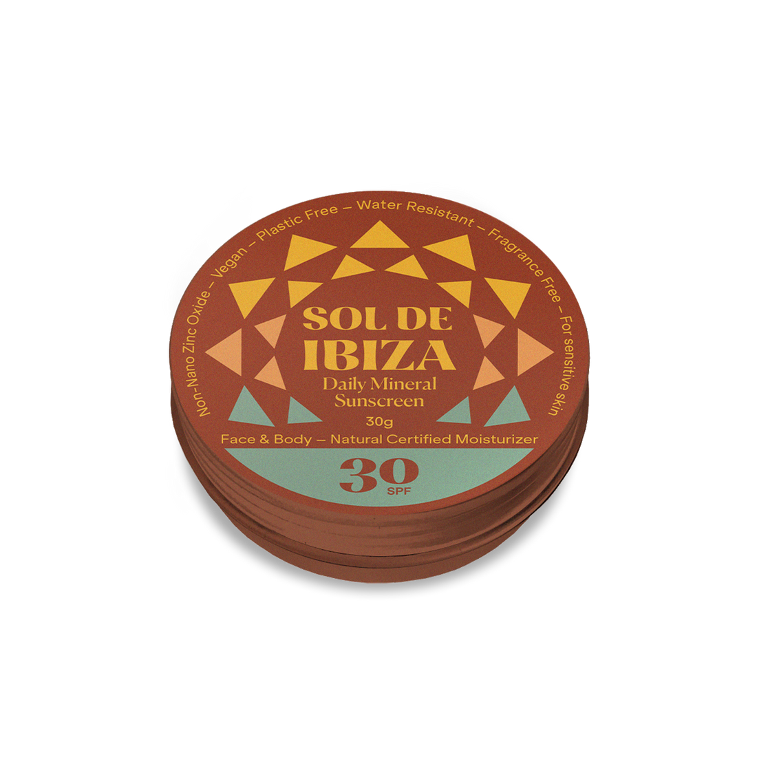 SOL DE IBIZA apsauginis kremas veidui ir kūnui nuo saulės su SPF 30, 30 g