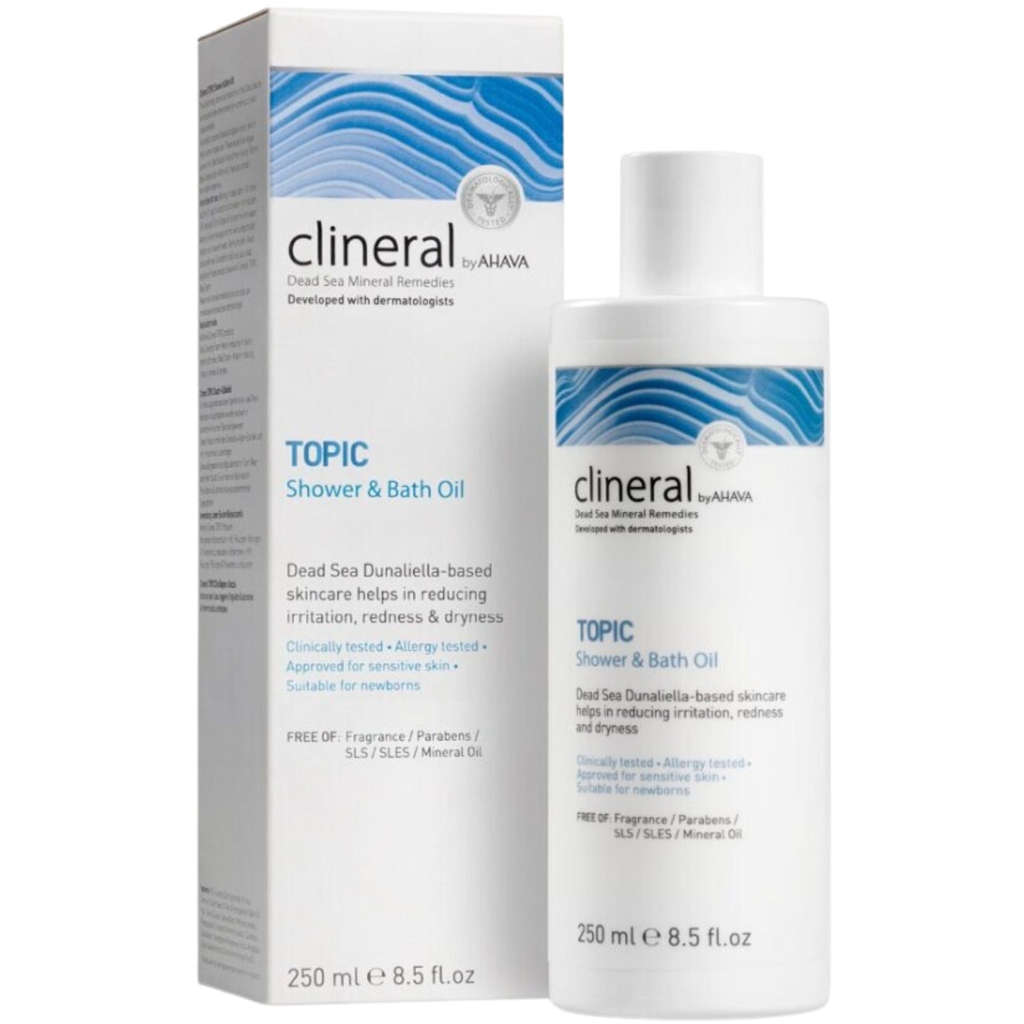 AHAVA CLINERAL TOPIC DUŠO IR VONIOS ALIEJUS, 250 ML - Odiste