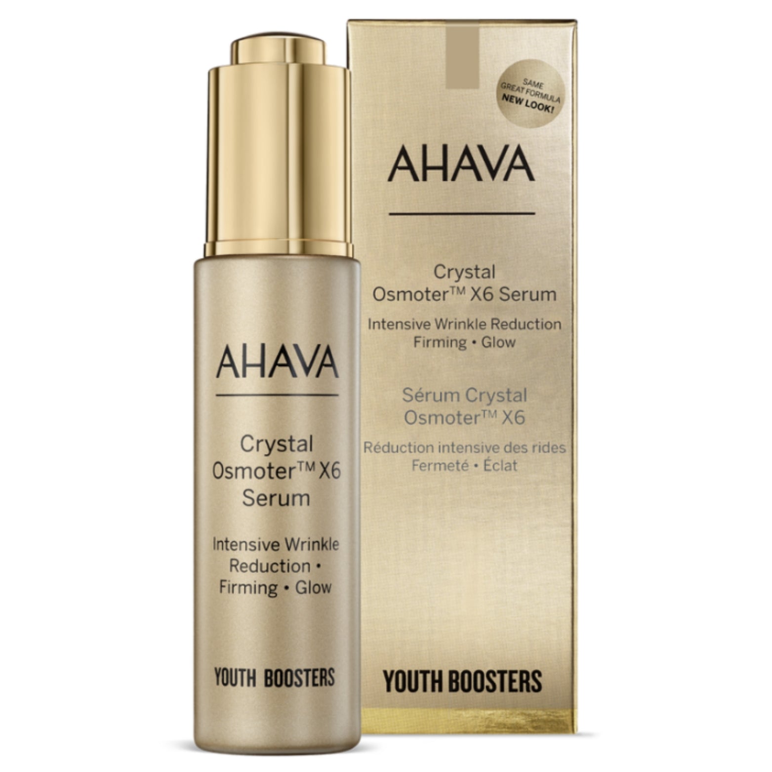 AHAVA YOUTH BOOSTERS CRYSTAL OSMOTER™ X6 VEIDO SERUMAS, 30 ml - Odiste