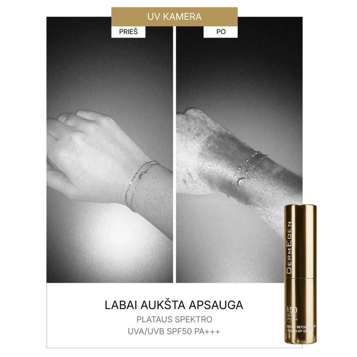 Apsauginė UV dulksna TOUCH UP MIST SPF50, 8ml (~85 papurškimai)