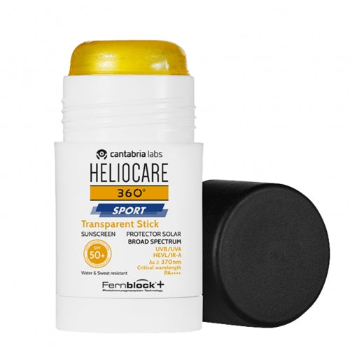 HELIOCARE 360 SPORT TRANSPARENT STICK SPF 50+, 25 G - Odiste