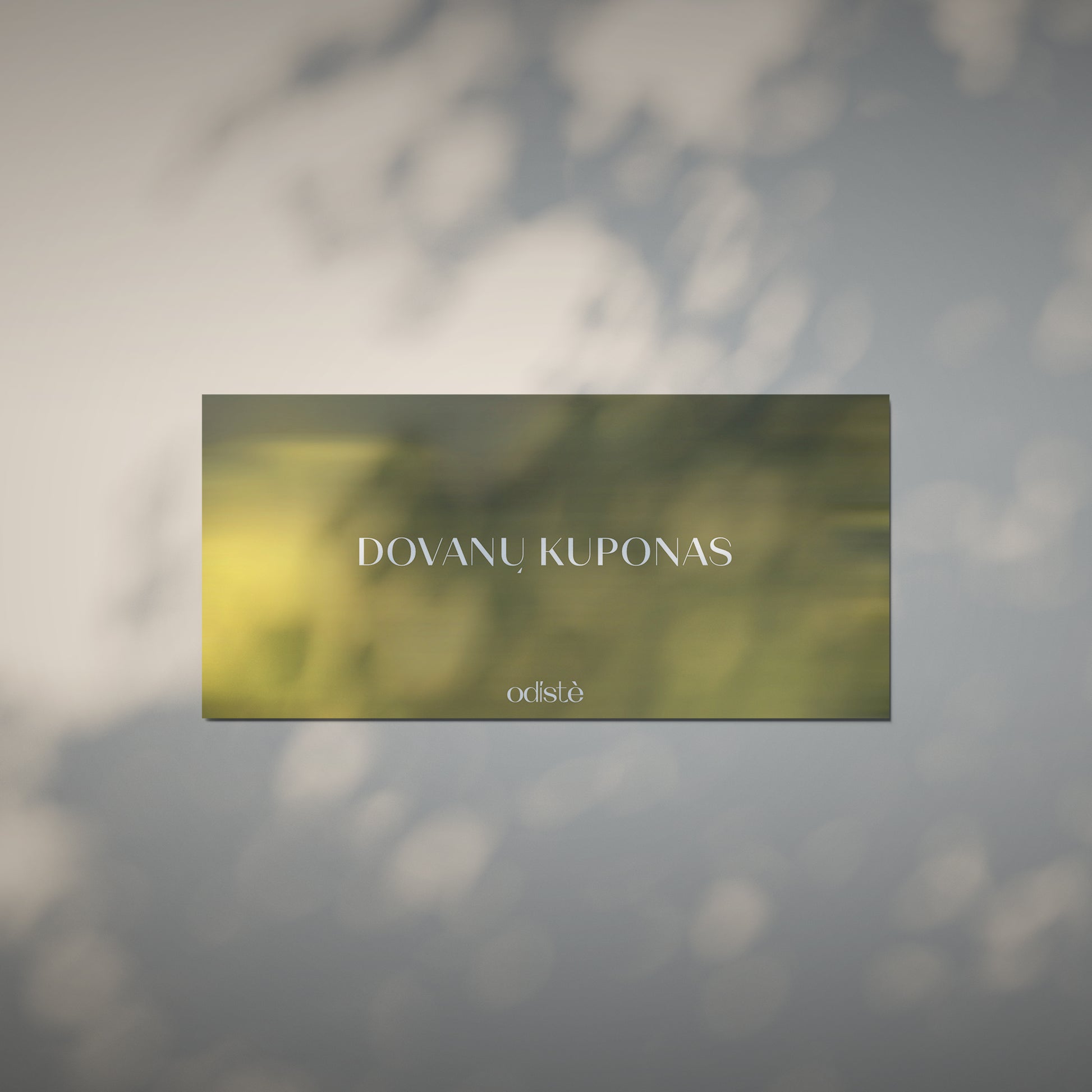 Dovanų kuponas - Odiste