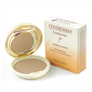 COVERDERM LUMINOUS COMPACT POWDER SPF50+/ Kompaktinė pudra prieš odos pigmentaciją SPF50+, 10 g