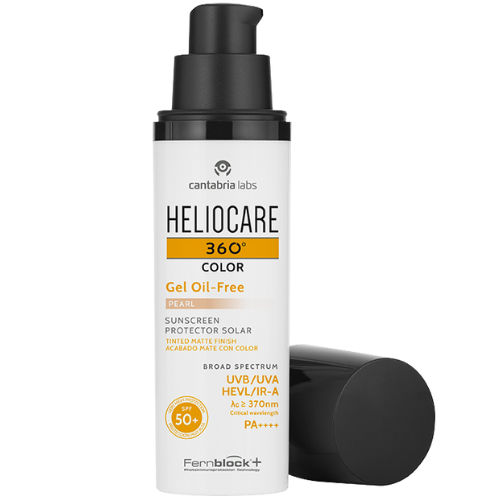 HELIOCARE 360 COLOR OIL-FREE APSAUGINIS GELIS NUO SAULĖS SPF 50+, 50 ML (Pearl) - Odiste