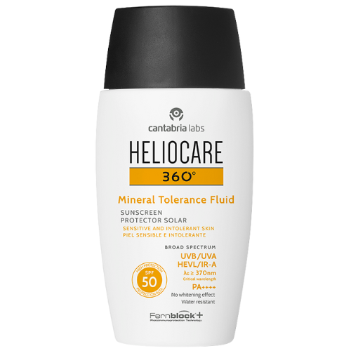 HELIOCARE 360 MINERAL TOLERANCE FLUIDAS SPF 50, 50 ML - Odiste