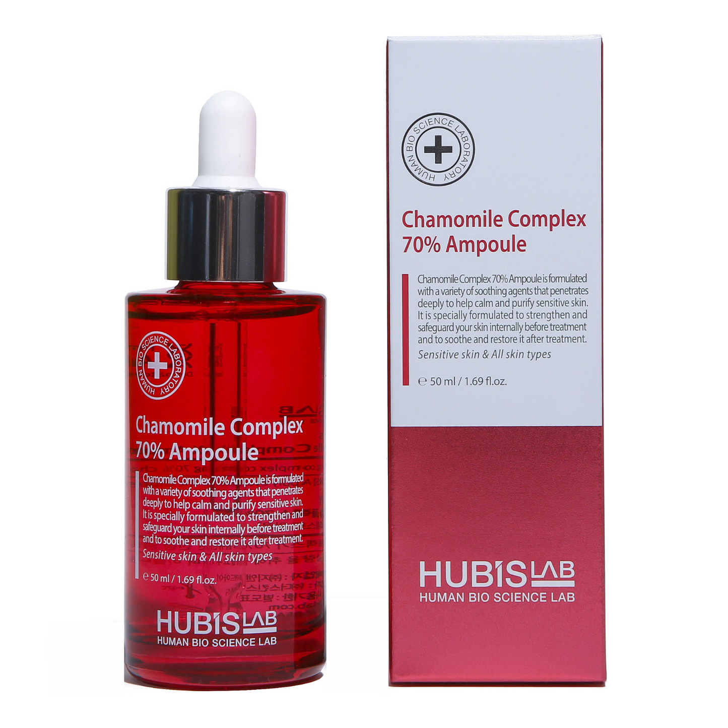 HUBISLAB AMPULĖ SU 70% RAMUNĖLIŲ KOMPLEKSU, 50 ML - Odiste
