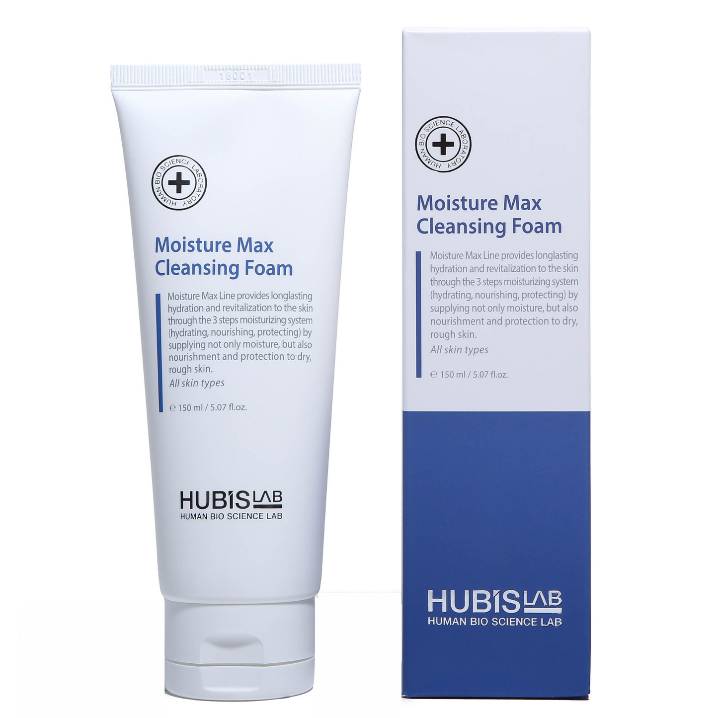 HUBISLAB MOISTURE MAX VEIDO PRAUSIKLIS, 150 ML - Odiste