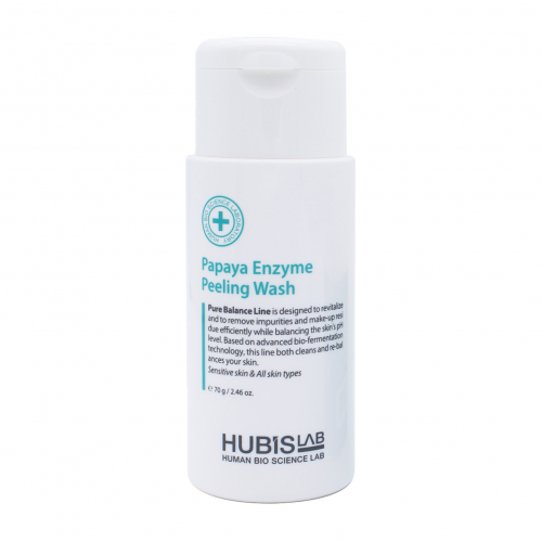 HUBISLAB PURE BALANCE VEIDO ŠVEITIKLIS SU PAPAJOS FERMENTAIS, 70 G - Odiste